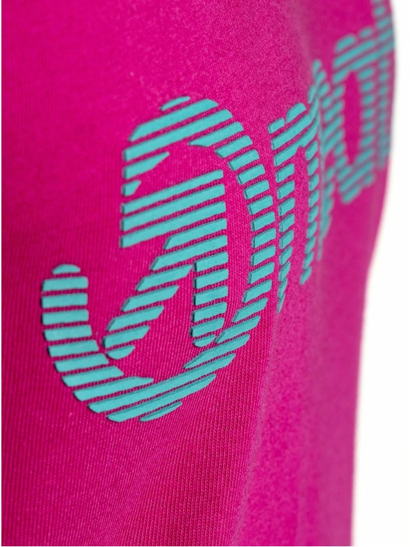 Meatfly Meatfly moška majica Striped Logo Magenta | Rožnata | Velikost S | 100% bombaž