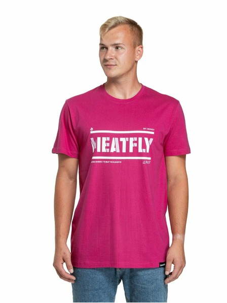 Meatfly Meatfly moška majica Rele Magenta | Rožnata | Velikost
