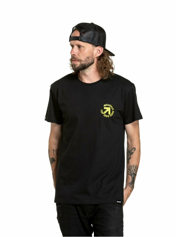 Meatfly Meatfly moška majica Arrow Black | Črna | Velikost