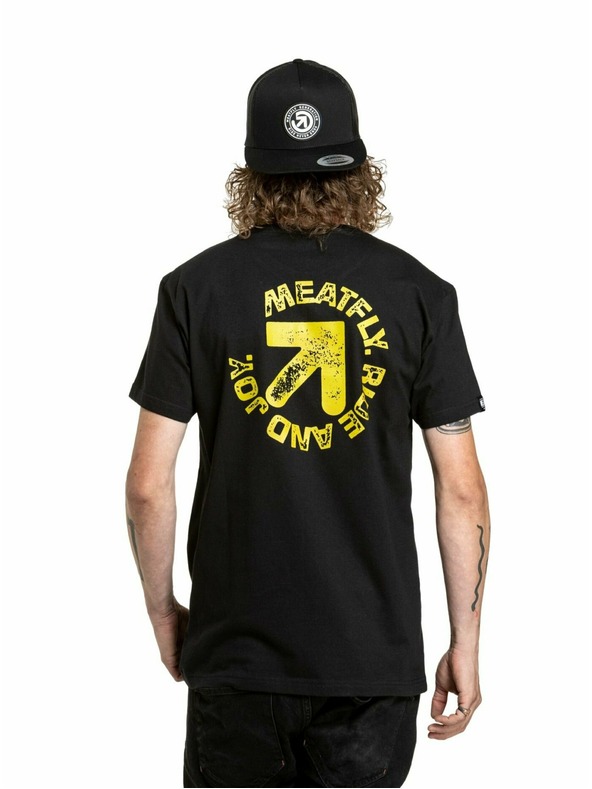 Meatfly Meatfly moška majica Arrow Black | Črna | Velikost