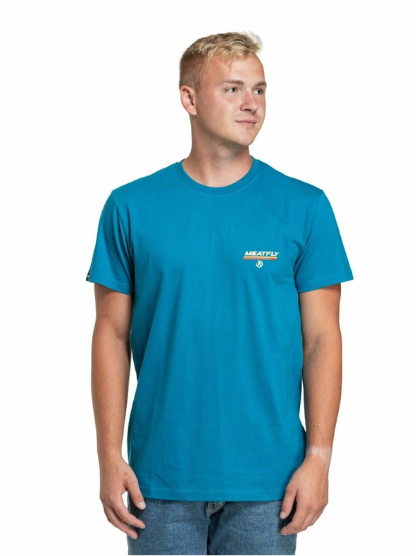 Meatfly Meatfly moška majica Racing Spirit Funky Blue