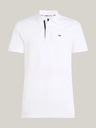 Tommy Jeans Moška bela polo majica Tommy Jeans Pure Organic Slim Fit Polo YBR White