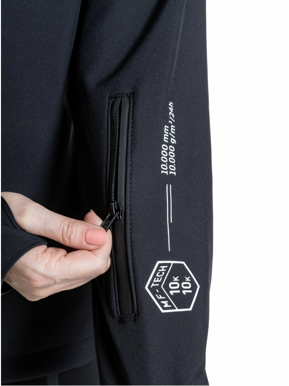 Meatfly Meatfly ženska softshell jakna Zaja Logo Black | Črna | Velikost