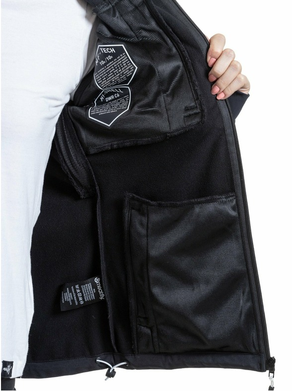 Meatfly Meatfly ženska softshell jakna Zaja Logo Black | Črna | Velikost