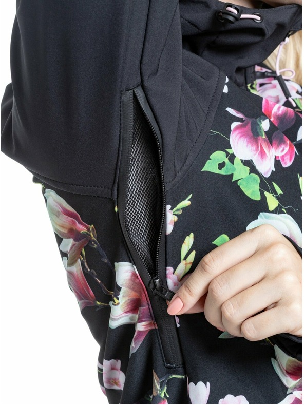 Meatfly Meatfly ženska softshell jakna Zaja Magnolia | Črna | Velikost