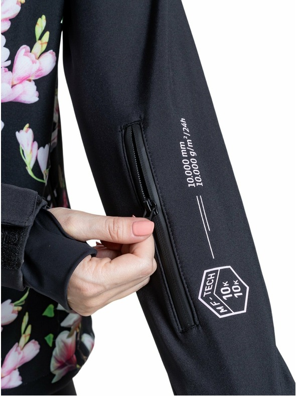 Meatfly Meatfly ženska softshell jakna Zaja Magnolia | Črna | Velikost