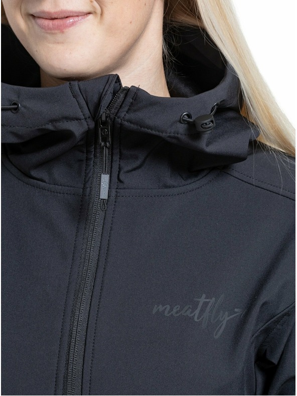 Meatfly Meatfly ženska softshell jakna Thea Black | Črna | Velikost