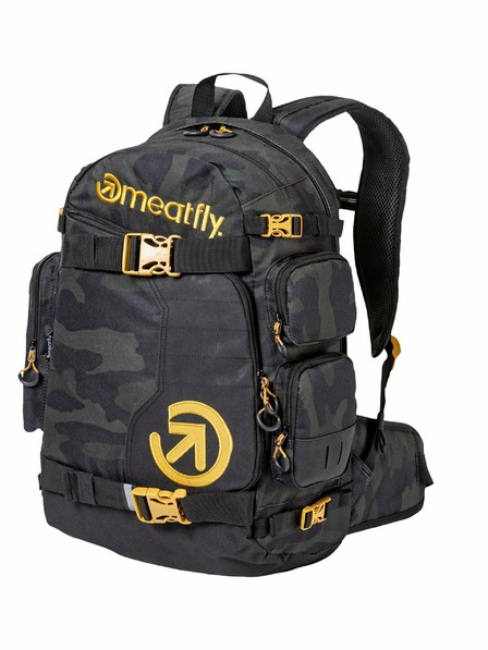 Meatfly Meatfly nahrbtnik Wanderer Rampage Camo/Brown 28 L | Maskirni | Prostornina 28 L
