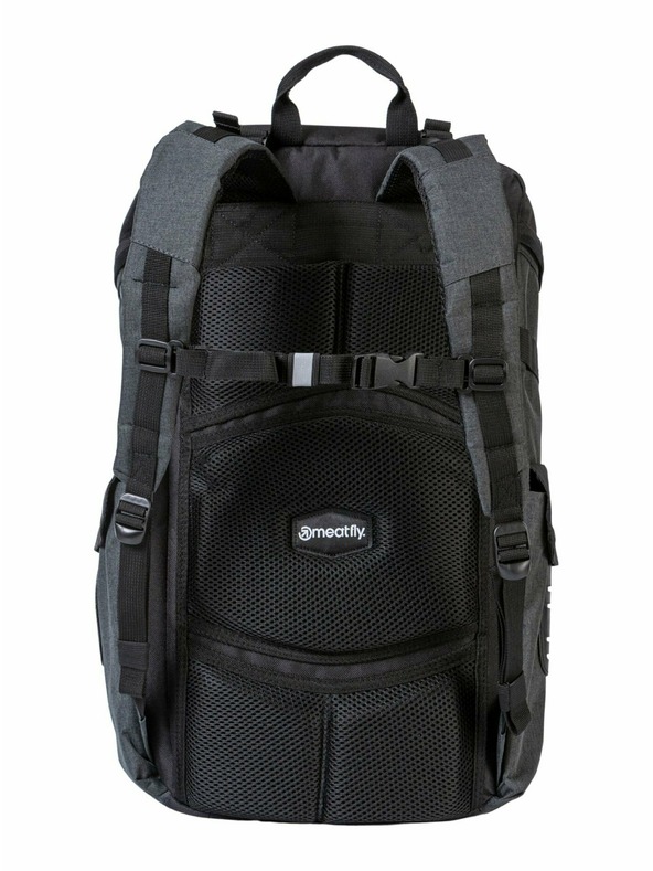 Meatfly Meatfly nahrbtnik Scintilla Charcoal/Black 26 L | Črna | Prostornina 26 L