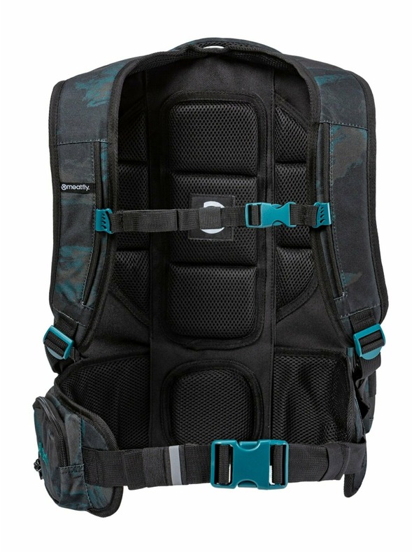 Meatfly Meatfly nahrbtnik Ramble Petrol Mossy 26 L