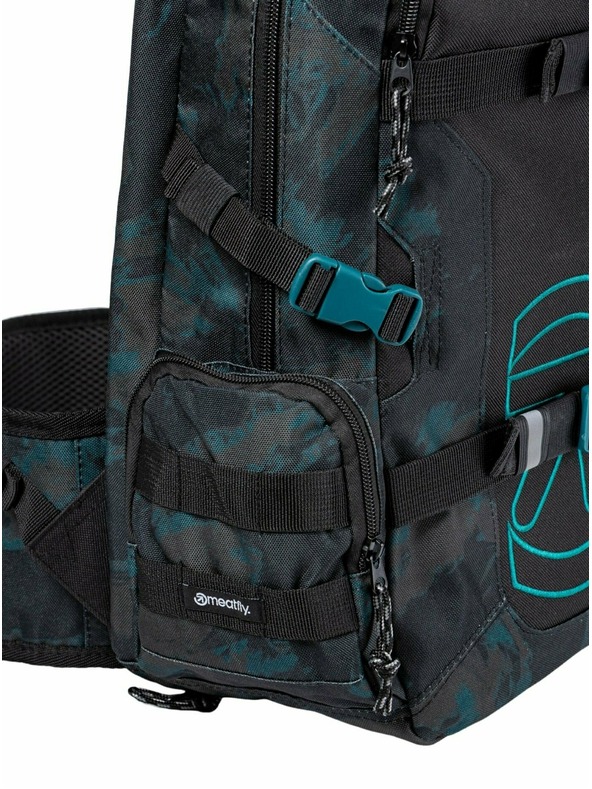 Meatfly Meatfly nahrbtnik Ramble Petrol Mossy 26 L