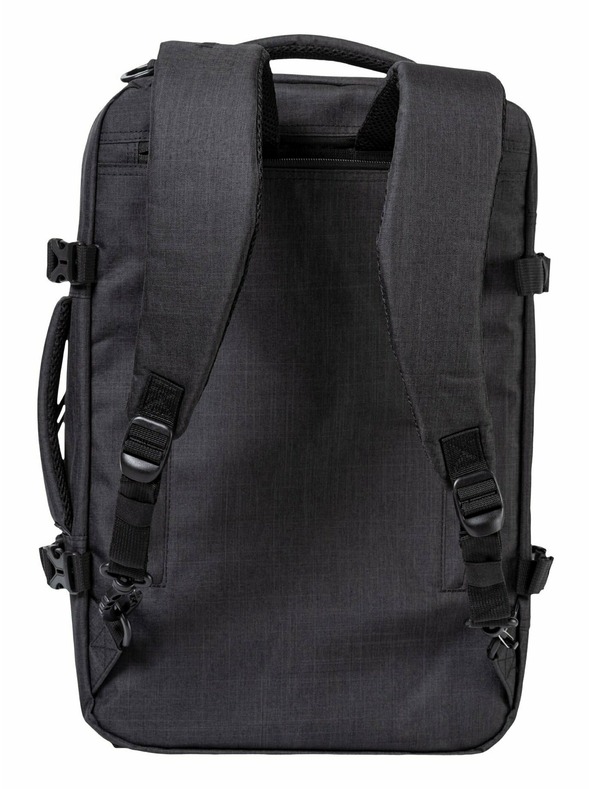 Meatfly Meatfly nahrbtnik Riley Charcoal Heather 28 L | Siva | Prostornina 28 L