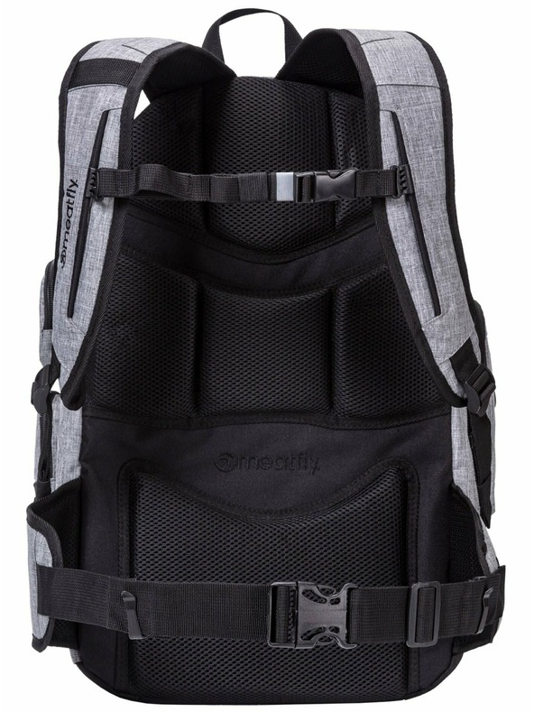 Meatfly Meatfly nahrbtnik Wanderer - Heather Grey | Siva | Prostornina 28 L