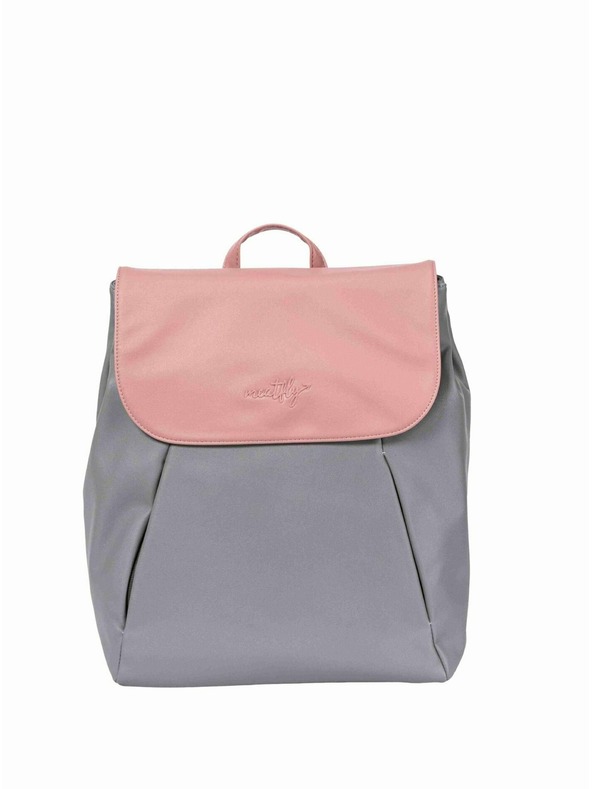 Meatfly Meatfly nahrbtnik Triumph Dusty Rose / Light Grey | Siva | Prostornina 16 L