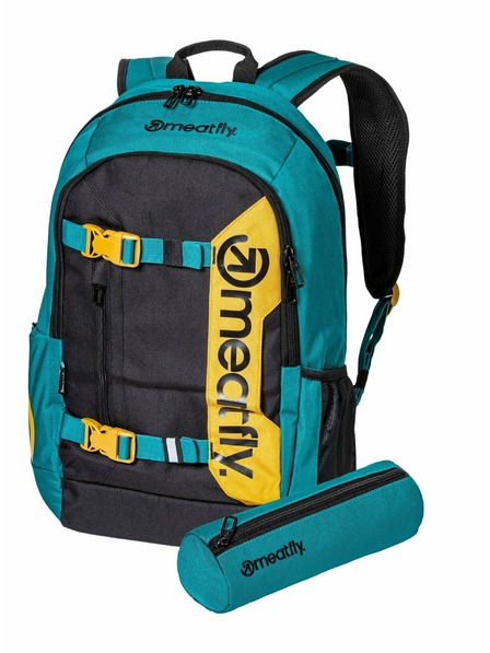 Meatfly Meatfly nahrbtnik Basejumper Dark Jade/Black 22 L