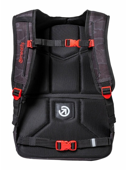 Meatfly Meatfly nahrbtnik Exile Morph Black 24 L | Črna | Prostornina 24 L