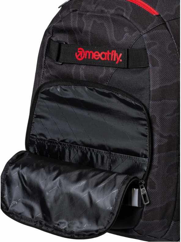 Meatfly Meatfly nahrbtnik Exile Morph Black 24 L | Črna | Prostornina 24 L