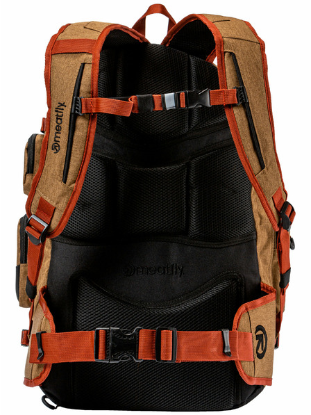 Meatfly Meatfly nahrbtnik Wanderer Latte Heather/Charcoal Heather 28 L | Rjava | Prostornina 28 L