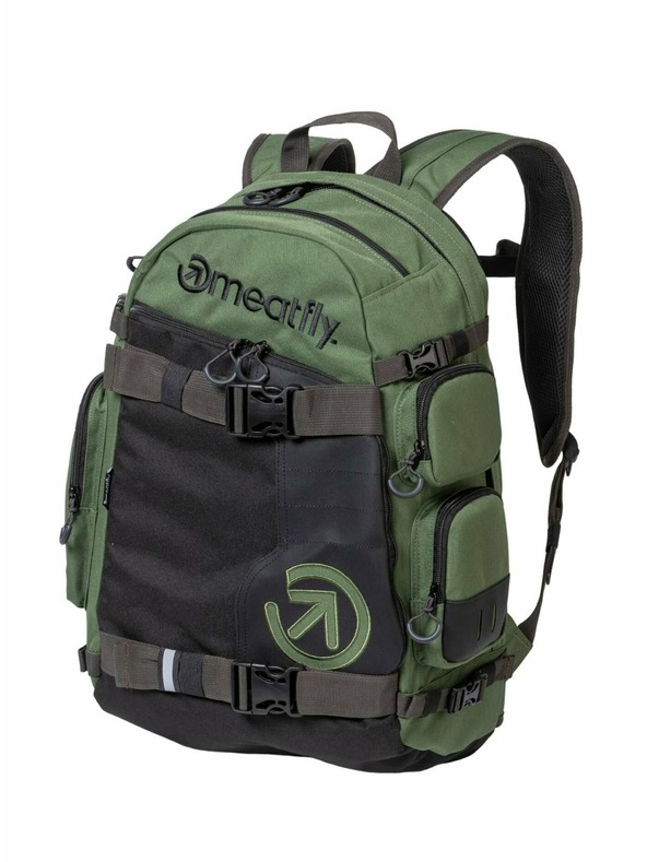 Meatfly Meatfly nahrbtnik Wanderer Dark Olive / Black 28 L