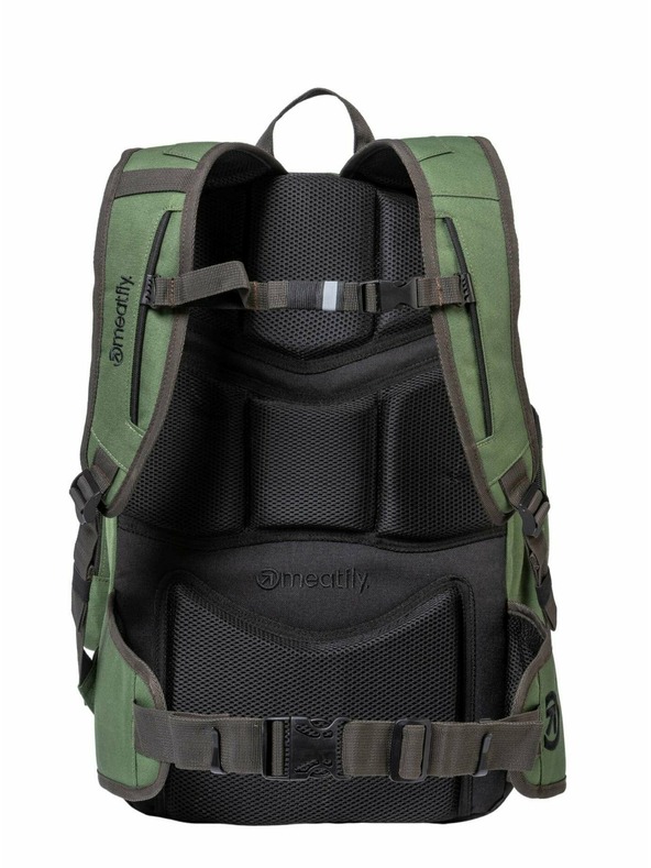Meatfly Meatfly nahrbtnik Wanderer Dark Olive / Black 28 L