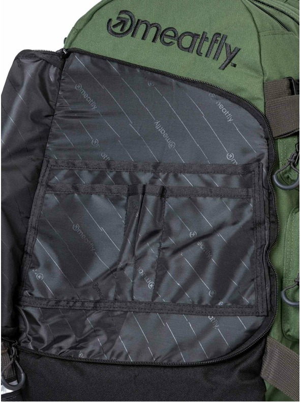 Meatfly Meatfly nahrbtnik Wanderer Dark Olive / Black 28 L