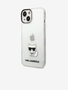 Karl Lagerfeld Karl Lagerfeld Choupette Logo Zadnji ovitek za iPhone 14 Plus Transparent