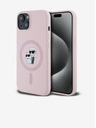 Karl Lagerfeld Zadnji ovitek za iPhone 14 Karl Lagerfeld Liquid Silicone Karl and Choupette Magsafe
