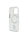 Karl Lagerfeld Karl Lagerfeld IML Karl and Choupette MagSafe Zadnji ovitek za iPhone 16 Pro Max Transparent