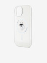 Karl Lagerfeld Karl Lagerfeld IML Choupette MagSafe Zadnji pokrov za iPhone 15 Transparent