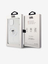 Karl Lagerfeld Karl Lagerfeld IML Choupette MagSafe Zadnji pokrov za iPhone 15 Transparent