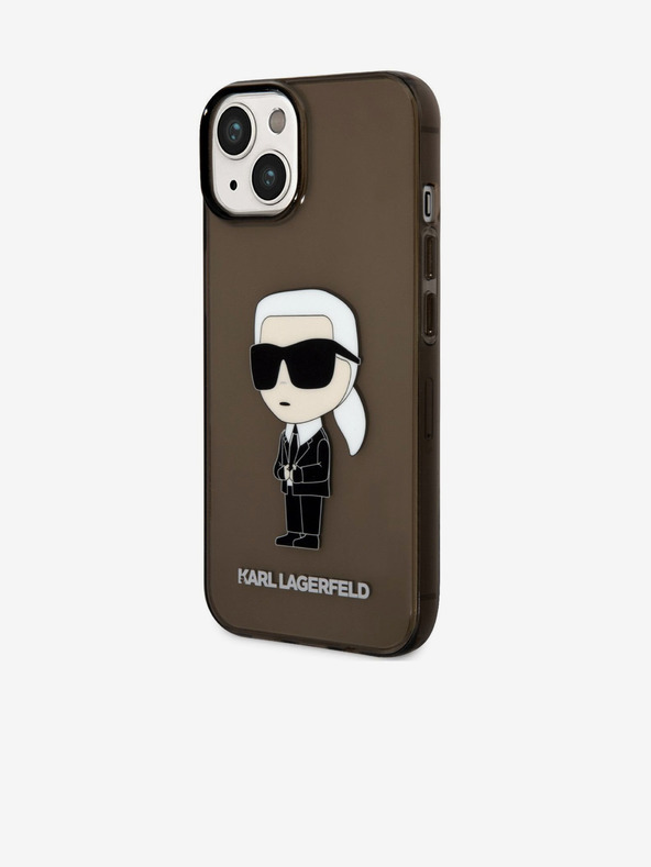 Karl Lagerfeld Karl Lagerfeld IML Ikonik NFT Zadnji pokrov za iPhone 14 Plus Black