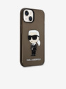 Karl Lagerfeld Karl Lagerfeld IML Ikonik NFT Zadnji pokrov za iPhone 14 Plus Black
