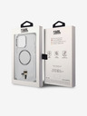 Karl Lagerfeld IML Karl and Choupette NFT MagSafe Zadnji pokrov za iPhone 13 Pro Max Transparent Karl Lagerfeld