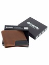 Meatfly Meatfly usnjeni denarnica Zac Premium Brown | Rjava | Velikost