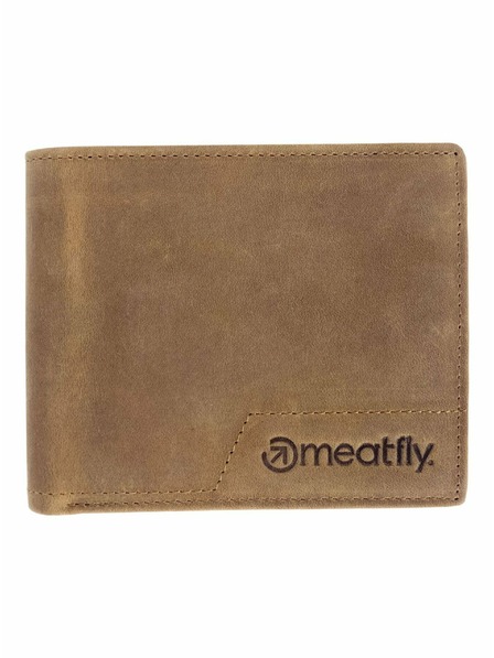 Meatfly Meatfly usnjeni denarnica Eliot Premium Oak | Rjava | Velikost