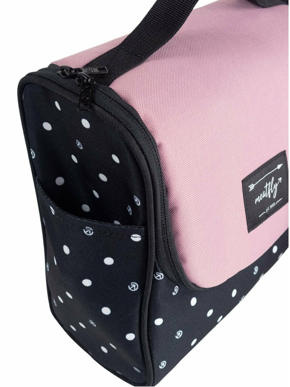 Meatfly Meatfly toaletna torbica Cara Black Dots