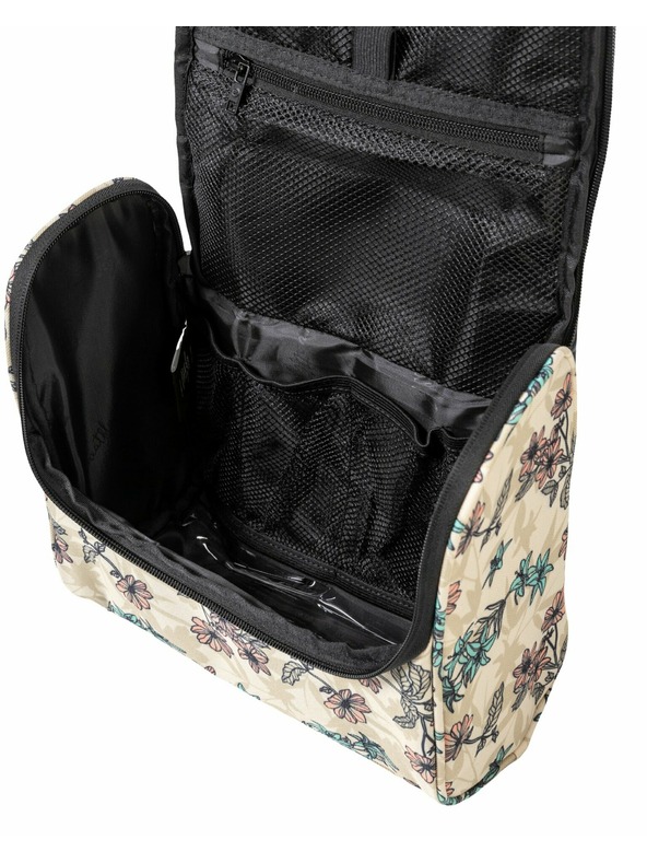 Meatfly Meatfly toaletna torbica Cara Fragnance Sand | Črna | Prostornina 6 L