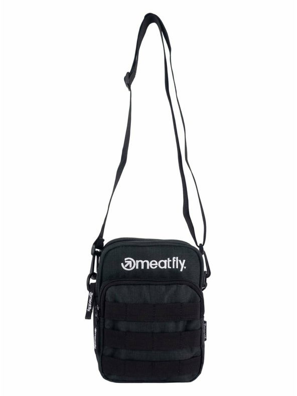 Meatfly Meatfly moška torbica Hardy Charcoal | Siva | Prostornina 1,5 L