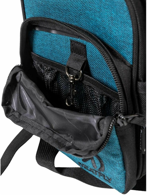 Meatfly Meatfly moška torbica Hardy Petrol Heather | Modra | Prostornina 1,5 L