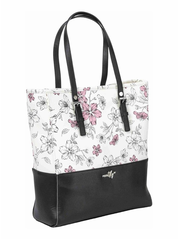 Meatfly Meatfly torbica Slima Blossom White | Bela | Prostornina 12 L