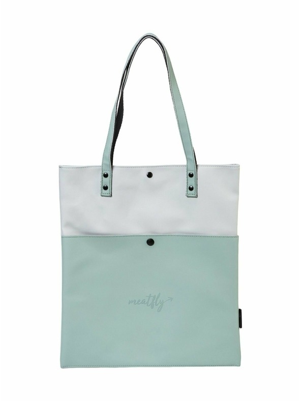 Meatfly Meatfly torbica Janie Mint / Light Grey | Modra | Prostornina 3 L