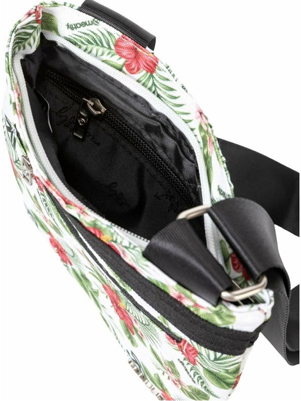 Meatfly Meatfly ženska torbica Dixie White Tropical | Večbarvna | Prostornina 0,4 L