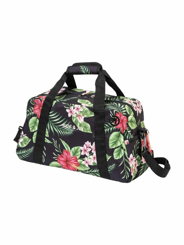 Meatfly Meatfly potovalna torba Mavis Tropical Black | Črna | Prostornina 26 L