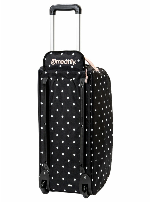 Meatfly Meatfly potovalna torba Gail White Dot/Powder Pink 42 L | Bela | Prostornina 42 L
