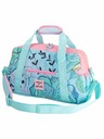 Meatfly Meatfly potovalna torba X Pura Vida Mavis Mint Flowers | Modra | Prostornina 26 L