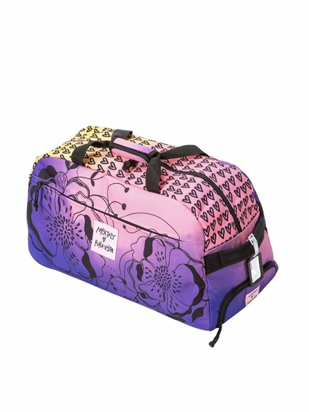 Meatfly Meatfly potovalna torba Gail Peach Flowers 42 L | Rožnata | Prostornina 42 L