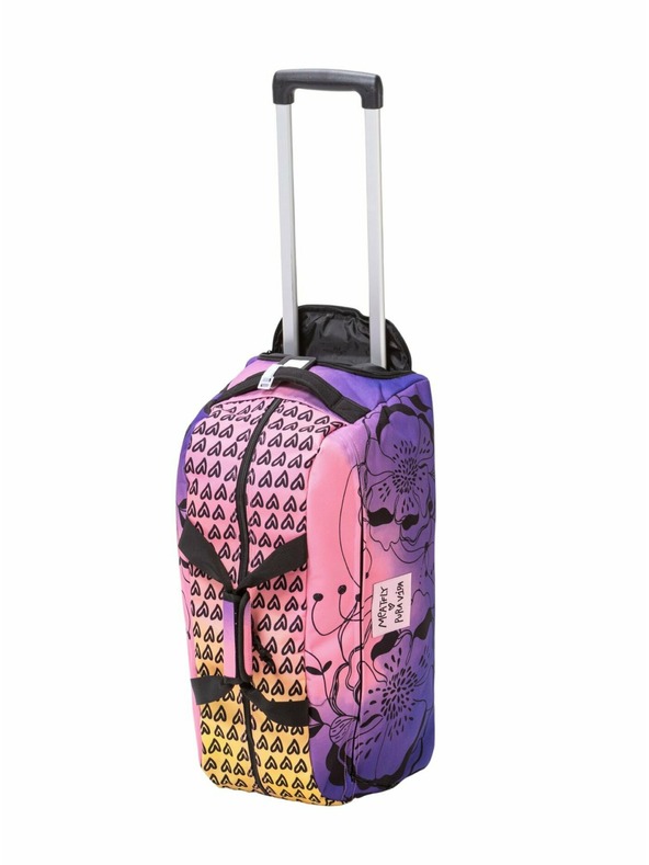 Meatfly Meatfly potovalna torba Gail Peach Flowers 42 L | Rožnata | Prostornina 42 L