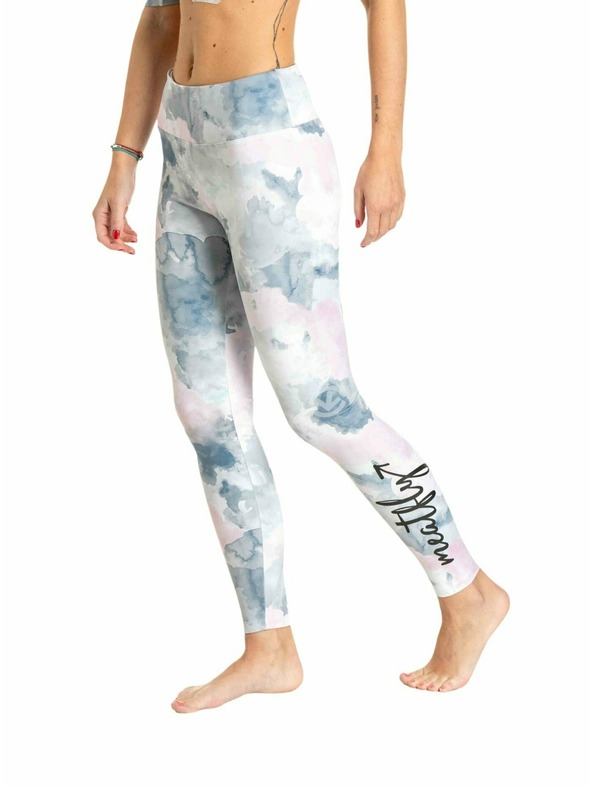 Meatfly Meatfly ženske termo legice Jenna Clouds Pink