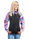Meatfly Meatfly ženska tehnična jopa Alisha Peach Aquarel/Black | Rožnata | Velikost