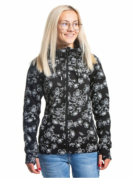 Meatfly Meatfly ženska tehnična jopa Alisha Blossom Black | Črna | Velikost